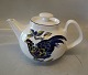 Blue Pheasant 143 Large Tea pot 17 x 28 cm (1737143) Chr. Joachim Royal Copenhagen Faience  Aluminia