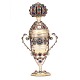 Very large Danish silver vinaigrette circa 1830 by Dethlefsen, Sonderburg. H: 15cm