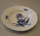 1619-10 Small deep plate 14 cm (601) Danish Porcelain Blue Flower curved Tableware