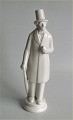 Royal Copenhagen figurine 4216 RC H. C. Andersen 26 cm  White HHH 1948