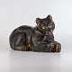 RC figur520brun liggende bjørn21 cm