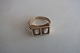 Unique ring in 14 karat gold with 2 milk tooth mountedStamp: 585Design: P. H. J., DenmarkSize: 53/54From the beginning/midt 1960-yearsIn a very good condition