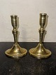 Pair of brass candlesticks 1836