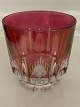 Rømer Whiskey Glass Red.Height 8.1 cm.