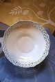 Antique Royal Copenhagen bowl in White Full Lace from the year 1870-90...