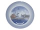 Royal Copenhagen Round tray with Helsingør Skibsværft & Maskinbyggeri