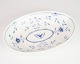 Ovalt Fad - Nr. 39 - Porcelæn - Håndmalet - Sommerfugl - B&G - Bing & Grøndahl