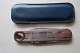 For the collector:Vintage pocket knife with the case in blue, which is with a stamp in "gold" = "FORD"L: 8cmIn a good condition