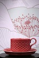 Bing & Grondahl Kronjyden - Pink Cordial coffee cup with saucer...