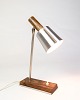 Lille Bordlampe - Model Silva - Palisander - Aluminium - Lyfa - 1960erne