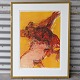 Erik Bille Christiansen LitografiAbstrakt85 cm