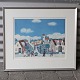 Knud Erik Færgemann litografilandsby53x61,5 cm