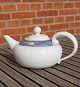 Magnolia Blue Danish porcelain, flat round tea pots No 143
