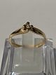 Gold ring with brilliant 14 Karat.Size 54.