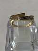 Gold Ring with Diamonds 14 KaratSize 54