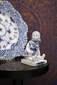 Royal Copenhagen, small Blue Fluted sitting girl. 1/4793...