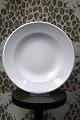 Royal Copenhagen deep plate in white hotel porcelain / iron porcelain.Dia.: 23.5cm...