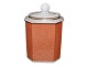 Royal CopenhagenOrangerød Craquele tedåse