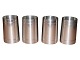 Just Andersen tinLille kuvertvase / snapseglas