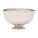 Large sterling silver bowl by Hans Hansen, Denmark, signed 1946. H: 11cm. D: 20cm. W: 730gr