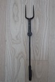 An antique forkHandmade of ironPerfect by the grill and ekstra good by the fireL: 45cmAbout 1850In a good condition