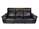 3. Personers Sofa - Justerbar Sæder - Ægte Læder - Skandinavisk Design