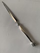 Dansk Krone DGS Sterling Sølv Brevkniv Længde  18 cm