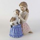 RC figur452Pige med hundehvalp17,5 cm