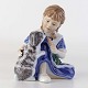 RC figur363Pige fodrer kanin11 cm