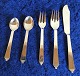 Georg Jensen Pyramid in Danish silver plated cutlery EPNS, set of 5 parts.