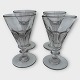 Older glass4 pieces DKK 500