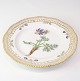Frokosttallerken – Dek. Nr. 20/3554 – Kongelig Flora Danica – Royal Copenhagen, 1960’erne