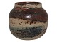 Royal Copenhagen art potteryMiniature vase signed RL