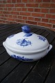 Blue Flower Plain Danish porcelain. Covered dish No 8054 of 2nd quality
