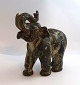 Royal Copenhagen. Elefant. Knud Kyhn. No. 21517.  Længde 18 cm. Højde 19 cm. (1 sortering)