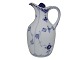 Blue Fluted Full LaceLidded Vinegar bottle