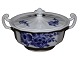 Blue Flower AngularRare extra large lidded sugar bowl