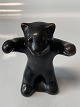 Brown bear standing with arms up L. Hjort.Bornholm pottery.