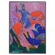 Olaf Rude, 1886-1957, oil on canvas. Saint George and the Dragon 1921. Visible size: 186x130cm. With frame: 191x135cm