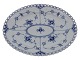 Blue Fluted Full LaceSmall platter 25 cm. #372
