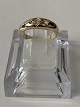Gold ring in 14 carat gold, with a diamond, stamped 585. Ring size: 47