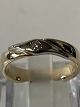 Guldring med Diamant 14 Karat Rød / hvidguldStørrelse 56