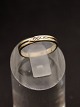 14 karat hvidguld ring  med 4 diamanter