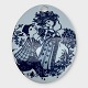 Bjorn WiinbladBlue oval plateRoses*DKK 100