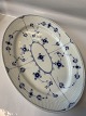 Oval dish, Blue painted Fluted Blue Fluted.Bing and Grondahl.Measures 39x27.5 cm.