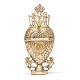 Gilt Danish silver vinaigrette by Martin Westrup, Copenhagen, 1788-1838. Dated 1805. H: 10,1cm