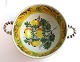 Kellinghusen. Large faience ear bowl. Diameter 22 cm. Height 11 cm. With very small edge notches