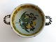 Kellinghusen. Faience ear bowl. Diameter 15.5 cm. Height 8 cm. With very small edge notches