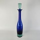 HG blå glas karaffelHarlekin38,5 cm