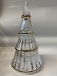Holmegaard, Christmas Tree - Glass - Clear/Gold, FairytalesHeight 20 cm.